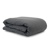 пододеяльник изо льна темно-серого цвета essential 150х200 в Орске