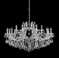 подвесная люстра crystal lux hollywood sp12+6 chrome хром в Орске