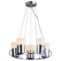 подвесная люстра arte lamp brooklyn a9484sp-5cc хром в Орске