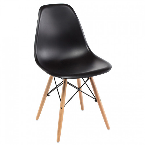 стул деревянный eames pc-015 black в Орске