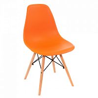 стул деревянный eames pc-015 оранжевый в Орске