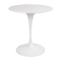 стол eero saarinen style tulip table top mdf d70 глянцевый белый в Орске