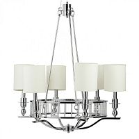 люстра easton light chandelier хром, бежевая в Орске