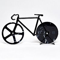 нож для пиццы из нержавеющей стали the fixie, черный мрамор в Орске