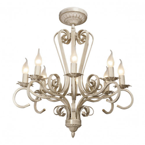 потолочная люстра vitaluce v1072/8pl бежевая в Орске