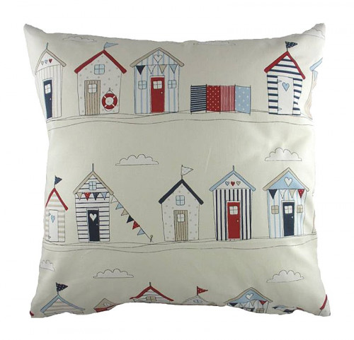 подушка с принтом beach huts blue в Орске