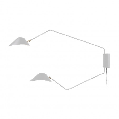 настенный светильник collet 2 лампы серый в Орске