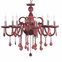 подвесная люстра ideal lux giudecca sp8 rosso в Орске