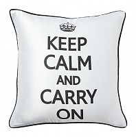 подушка с надписью keep calm and carry on в Орске