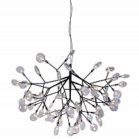 подвесная люстра crystal lux evita sp63 black/transparent в Орске