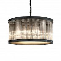 люстра essex crystal 68 черное основание, прозрачное стекло черное основание, прозрачное стекло в Орске