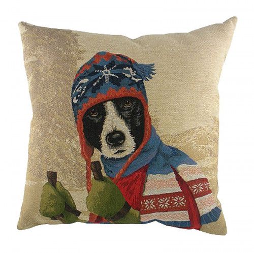 подушка с картинкой ski dogs border collie в Орске