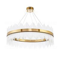 люстра stripglass 65 латунь, прозрачное стекло в Орске