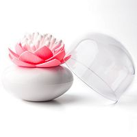 контейнер для хранения ватных палочек lotus белый-розовый в Орске