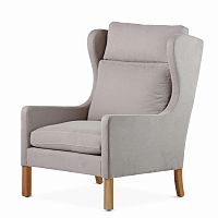 кресло wingback серый в Орске