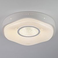 потолочный светодиодный светильник eurosvet shine 40011/1 led белый в Орске