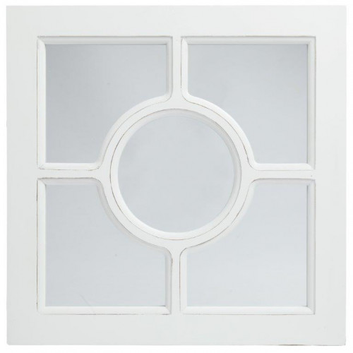 зеркало белое квадратное с декором круг cerchio в Орске
