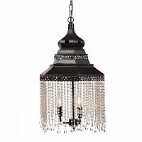 люстра подвесная черная с хрустальными подвесками chandelier в Орске