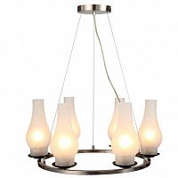 подвесная люстра arte lamp lombardy a6801sp-6br белая в Орске