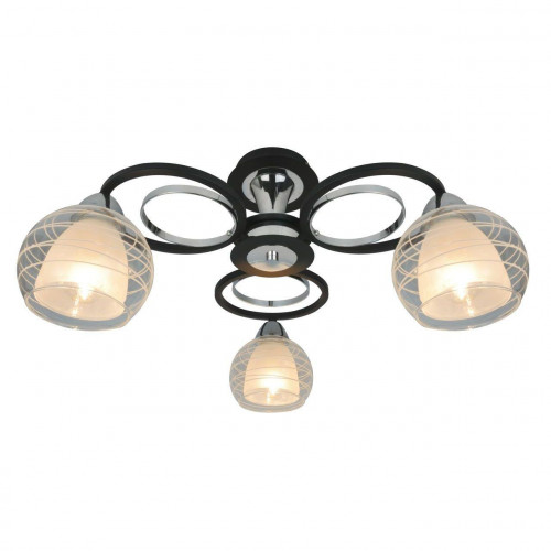 потолочная люстра arte lamp ginevra a1604pl-3bk в Орске