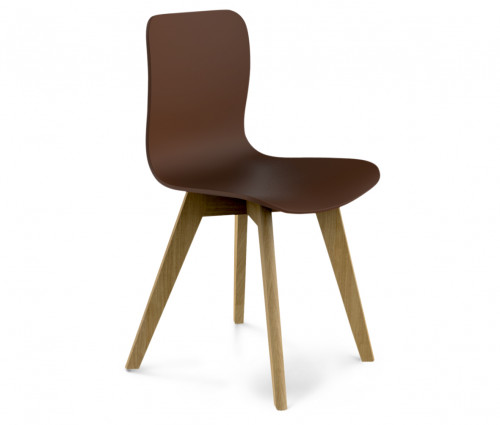 стул dsw коричневый s42 (eames style) в Орске