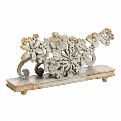 подставка для визиток pewter flower серая в Орске