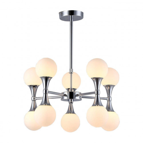 подвесная люстра arte lamp a9162lm-10cc белая в Орске