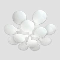 потолочная светодиодная люстра ambrella light orbital cloud fc26/12 wh 432w d1140 в Орске