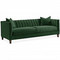 диван penelope sofa прямой зеленый в Орске