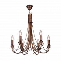 подвесная люстра toplight lucinda tl7350d-06br в Орске