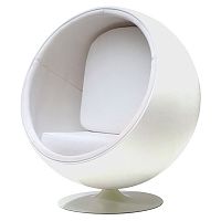 кресло eero ball chair белое в Орске