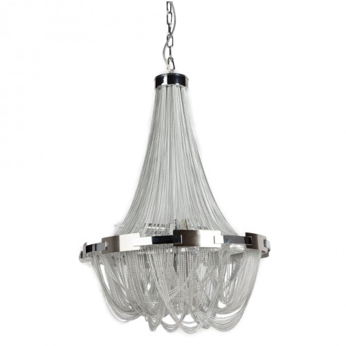 люстра firenzo серебро, прозрачная в Орске