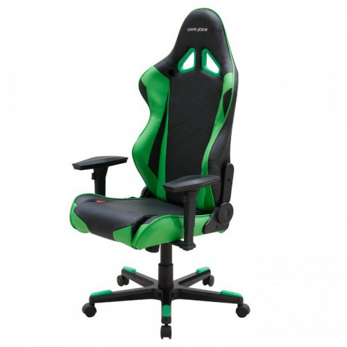 кресло геймерское dxracer racing черно-зеленое в Орске