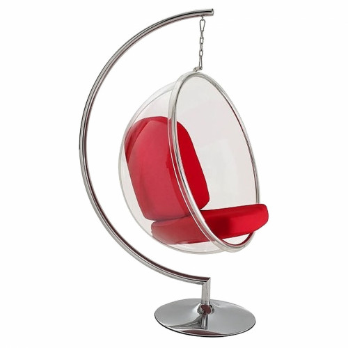 кресло bubble chair with stand красное в Орске