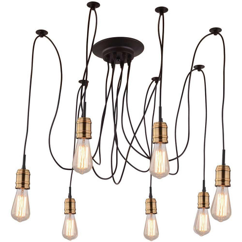 подвесная люстра arte lamp mazzetto a4290sp-7bk в Орске